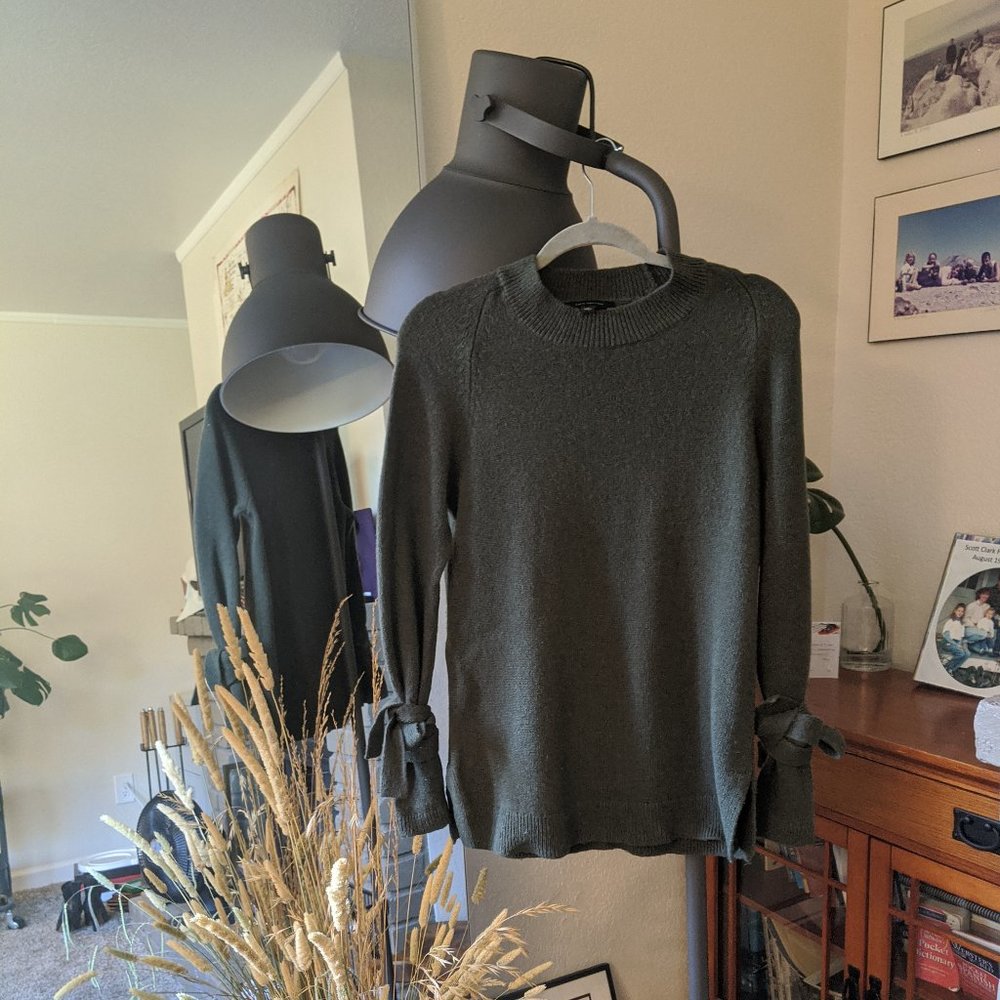Dark Green Ann Taylor Sweater, XS